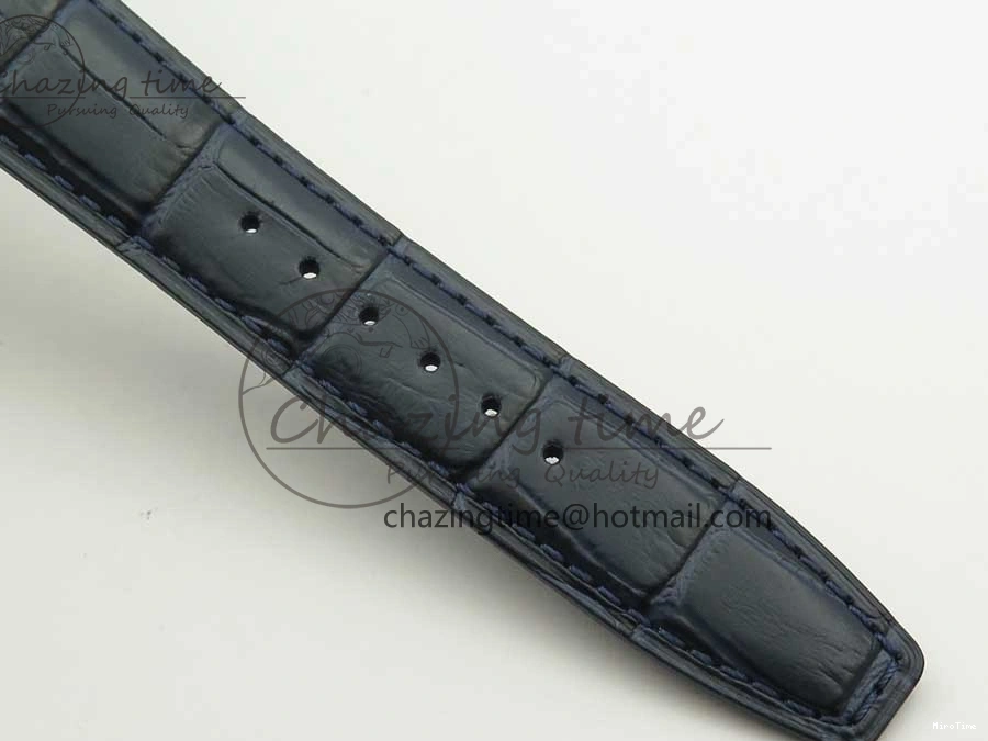 MIROTIME 0212 Affordable Portuguese Real PR Real Annual Calendar IW5035 ZF 1:1 Best Edition White Dial Blue Markers on Blue Leather Strap A 7143